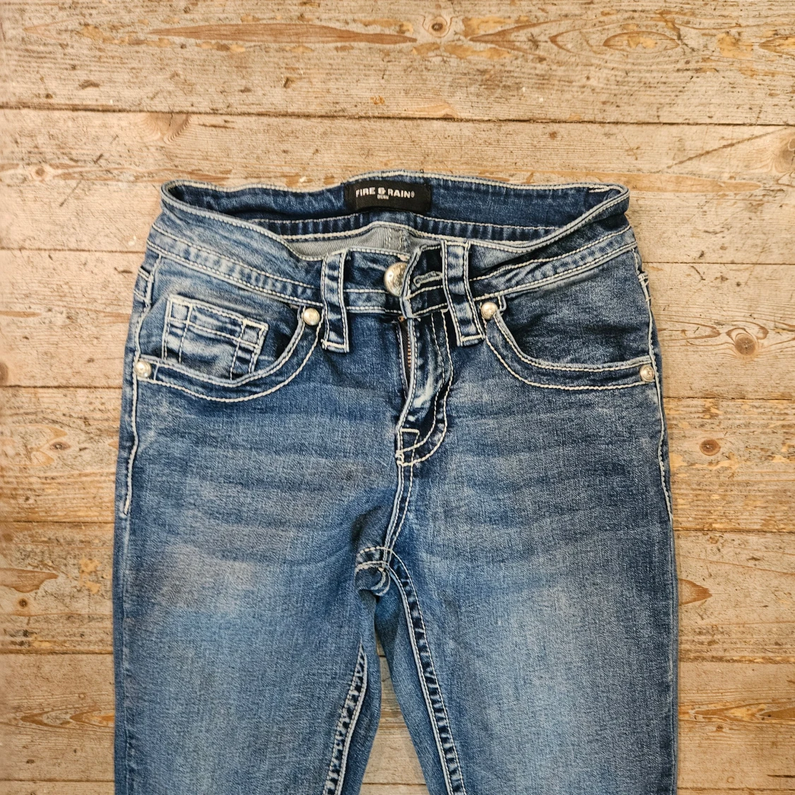 Blå bootcut jeans Fire & Rain - 3