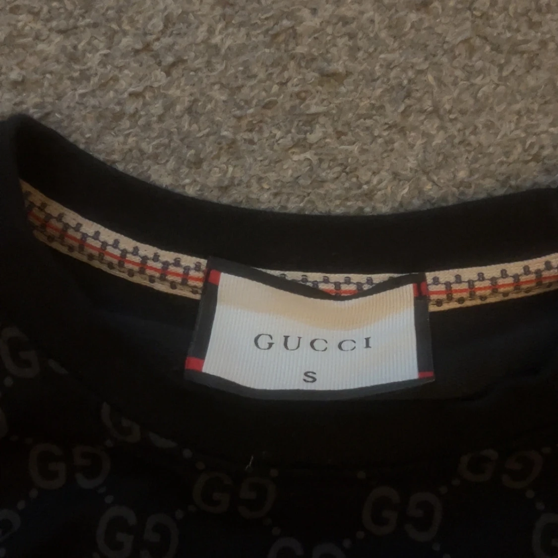 Svart långärmad Gucci t-shirt S - 1