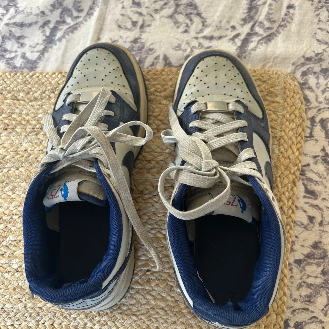 Nike Dunk Low Brooklyn Nets blå/vit - 3