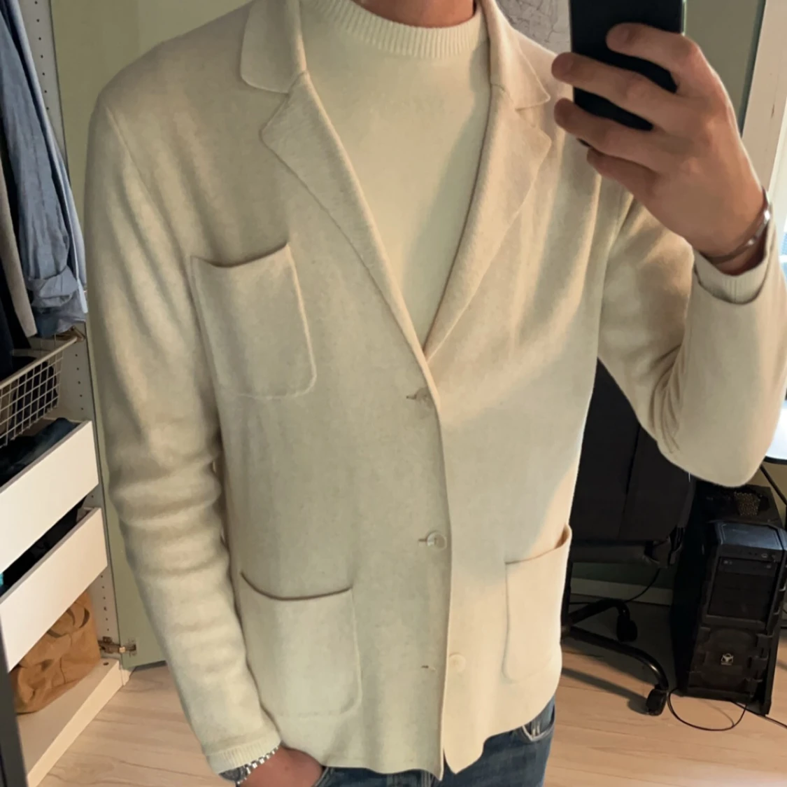 Stickad kavaj john Henric  - 1