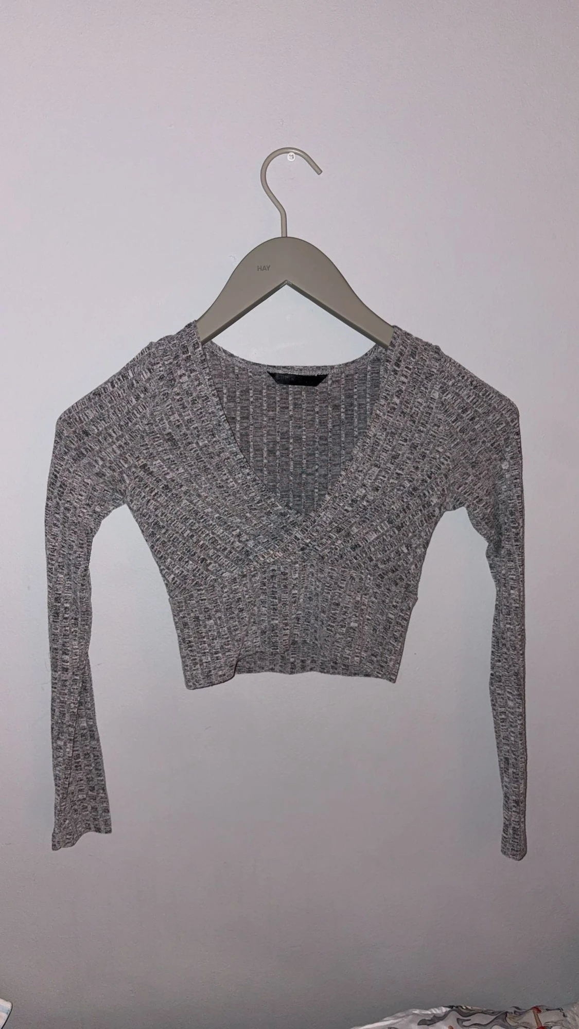 Långärmad crossed top