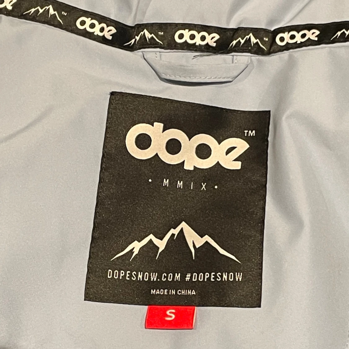 Dope Adept W Snowboarding/Skidjacka Baggy Ljusblå - 3