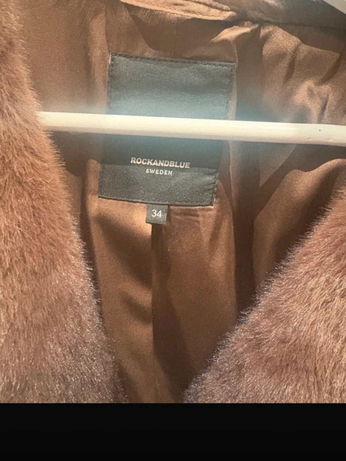 Brun pälsjacka från Rockandblue - 2