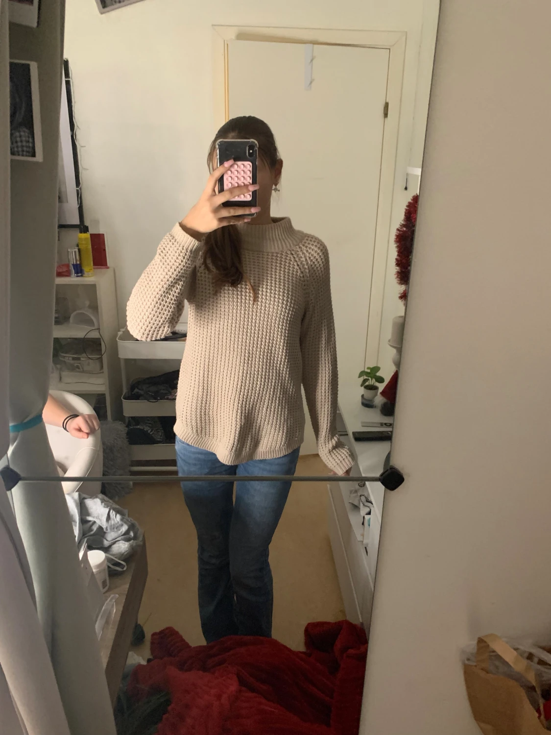 Höstig stickad polotröja❤️ - 1