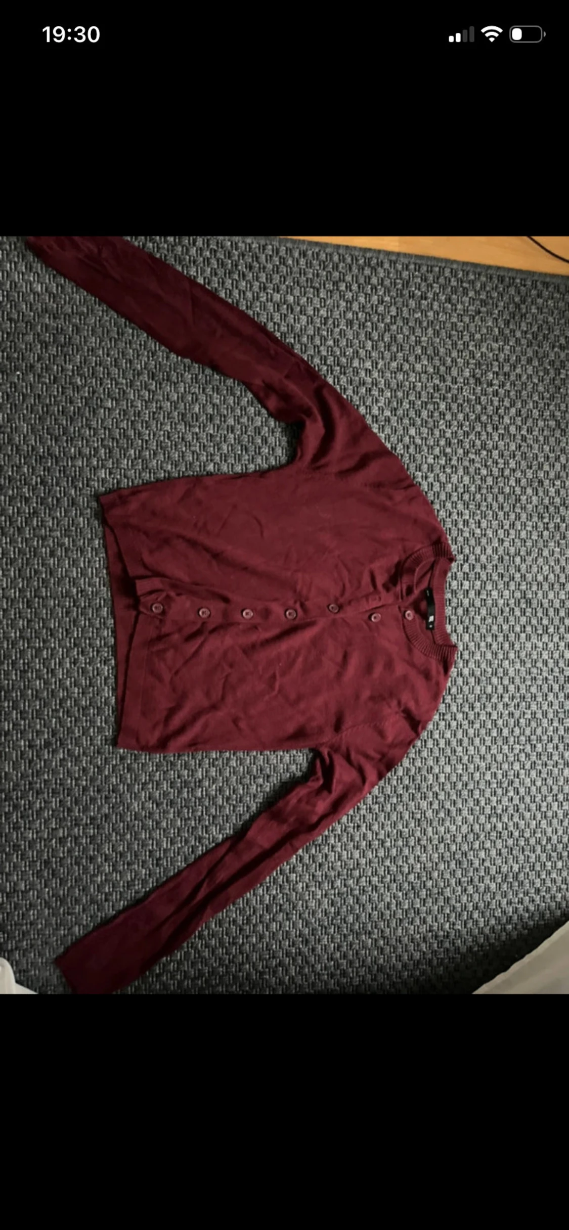Vinröd kofta  - 1