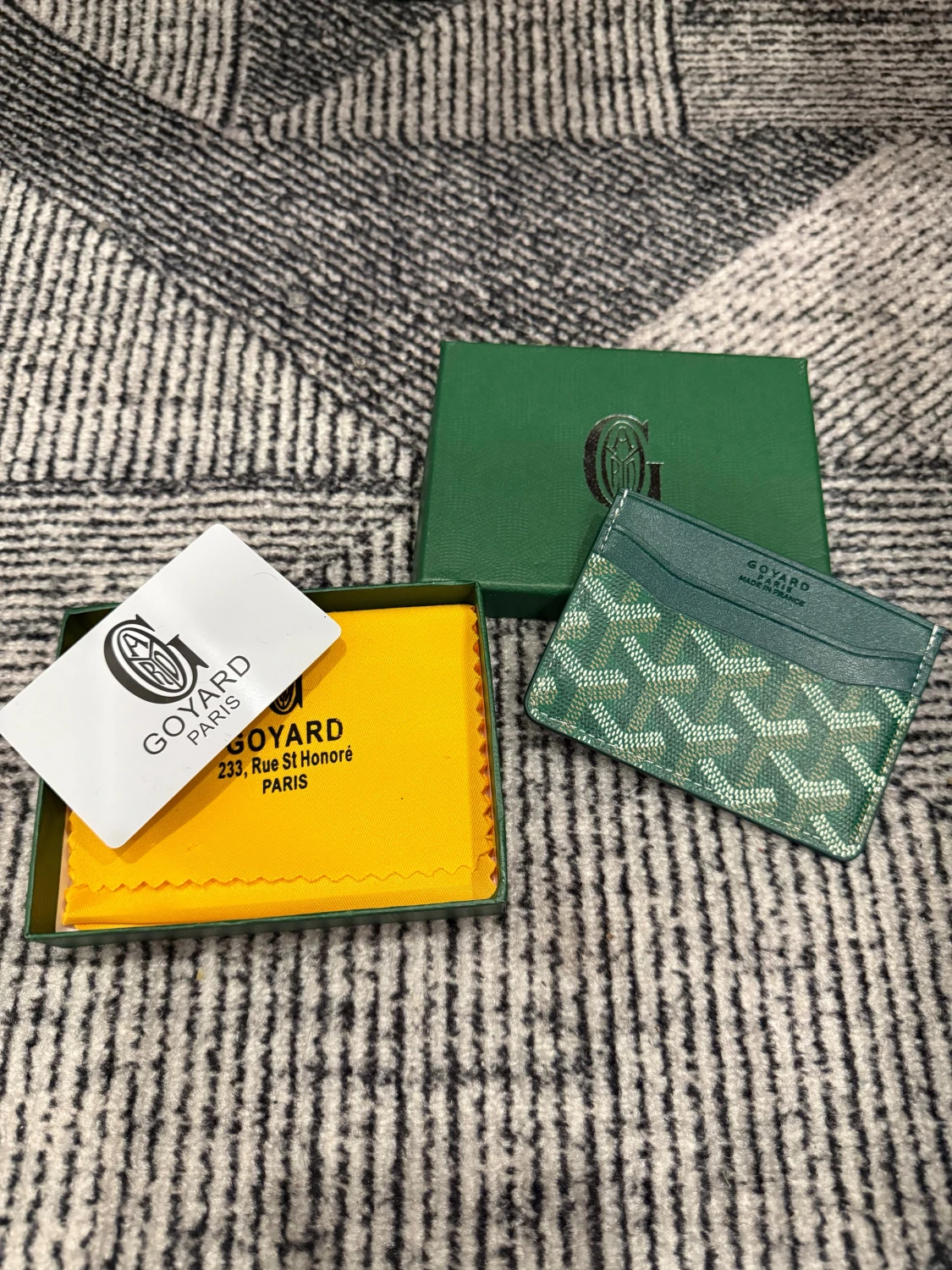 Grön korthållare  - 1