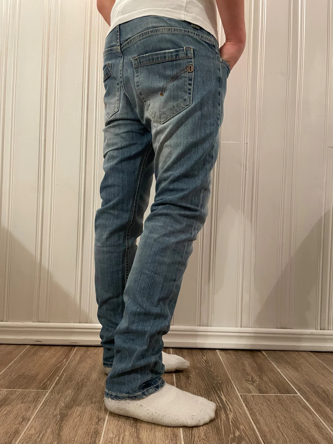 Ljusblå dondup jeans