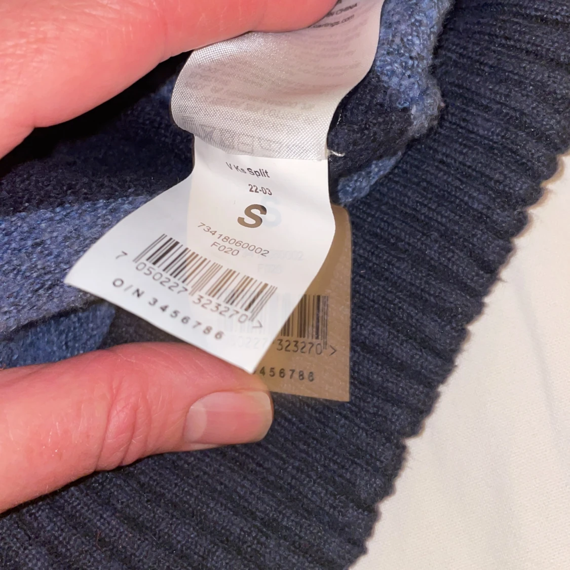 Blå och svart randig tröja Vaillent - 4