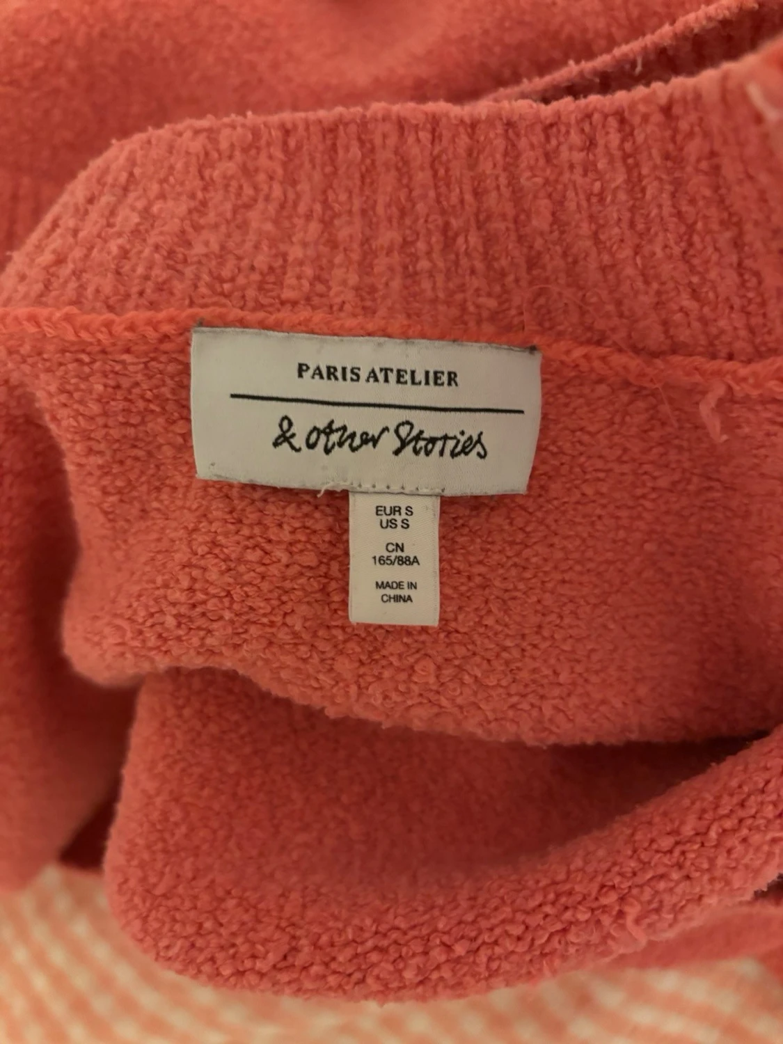 Klarrosa stickad tröja  - 2