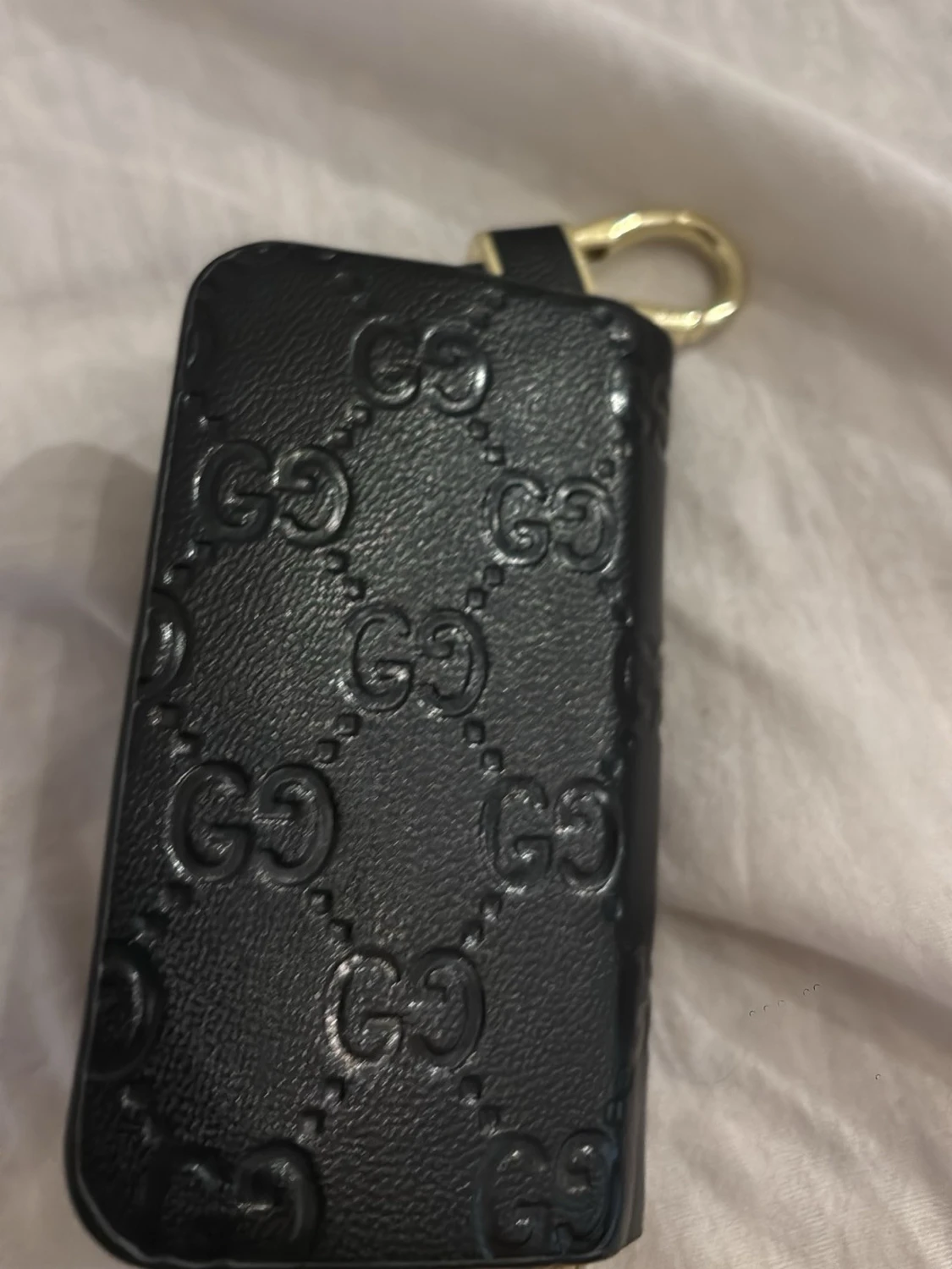 Svart  plånbok i skinn - 2