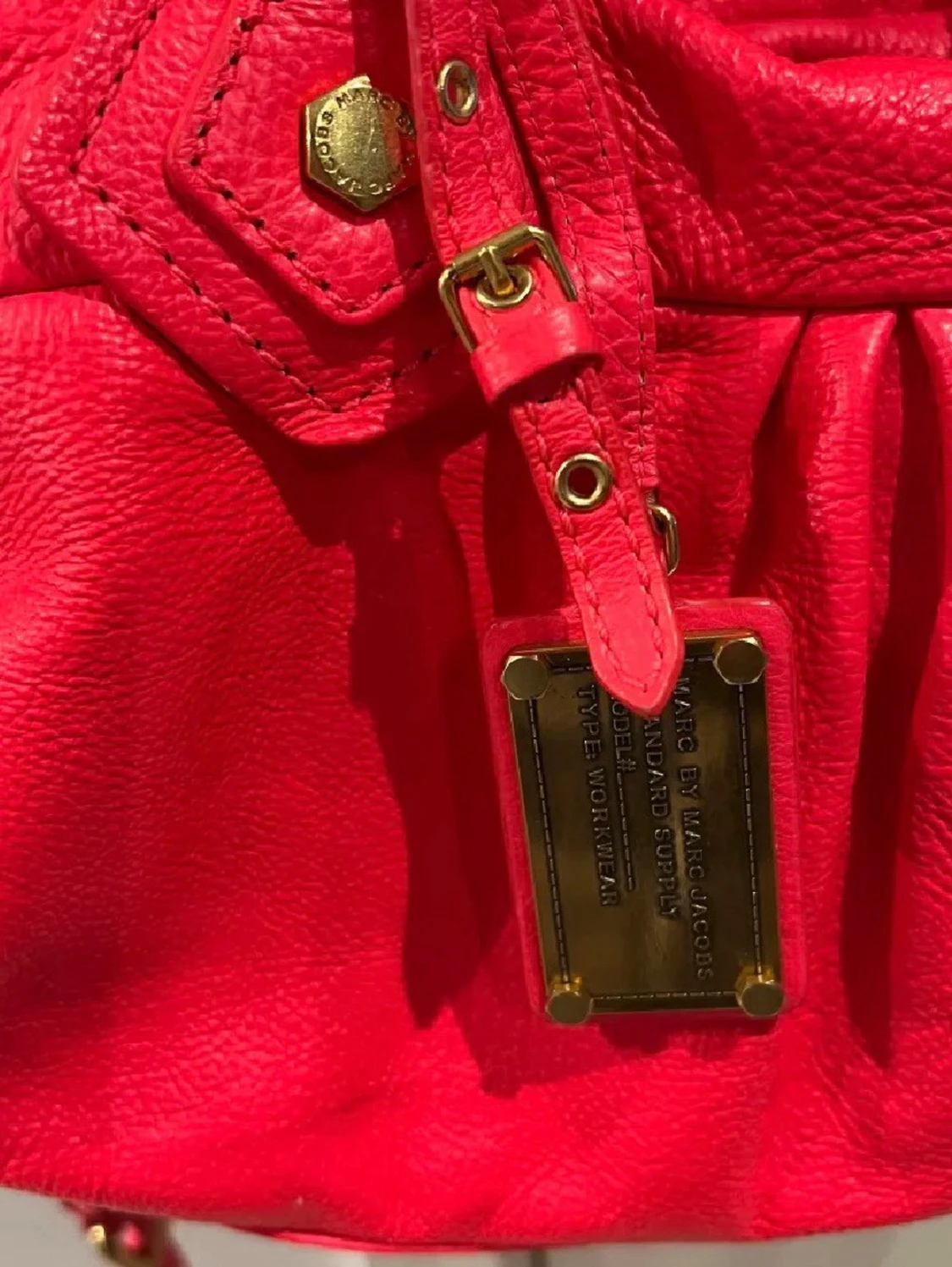 Röd axelväska från Marc by Marc Jacobs - 4