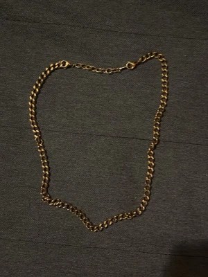 Ingen väst på bilderna - Säljer ett äkta halsband som är guld den sitter perfekt och och är stilig.