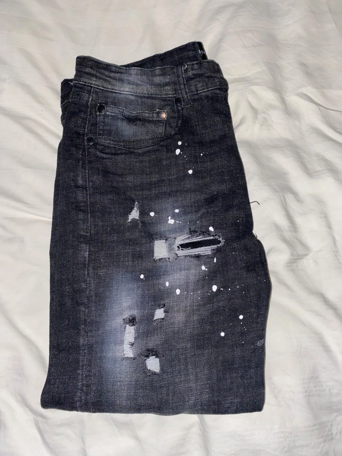 Supply & Demand svarta distressed jeans - 2