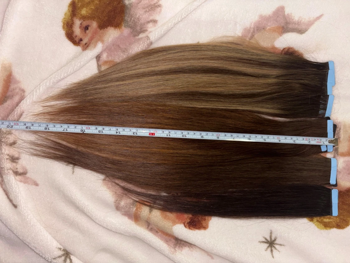 Hårförlängning tape i människohår - 3