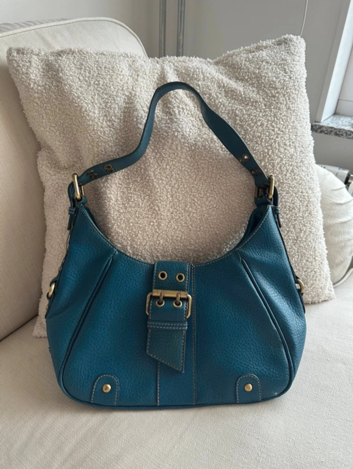 Blå Tommy Hilfiger väska