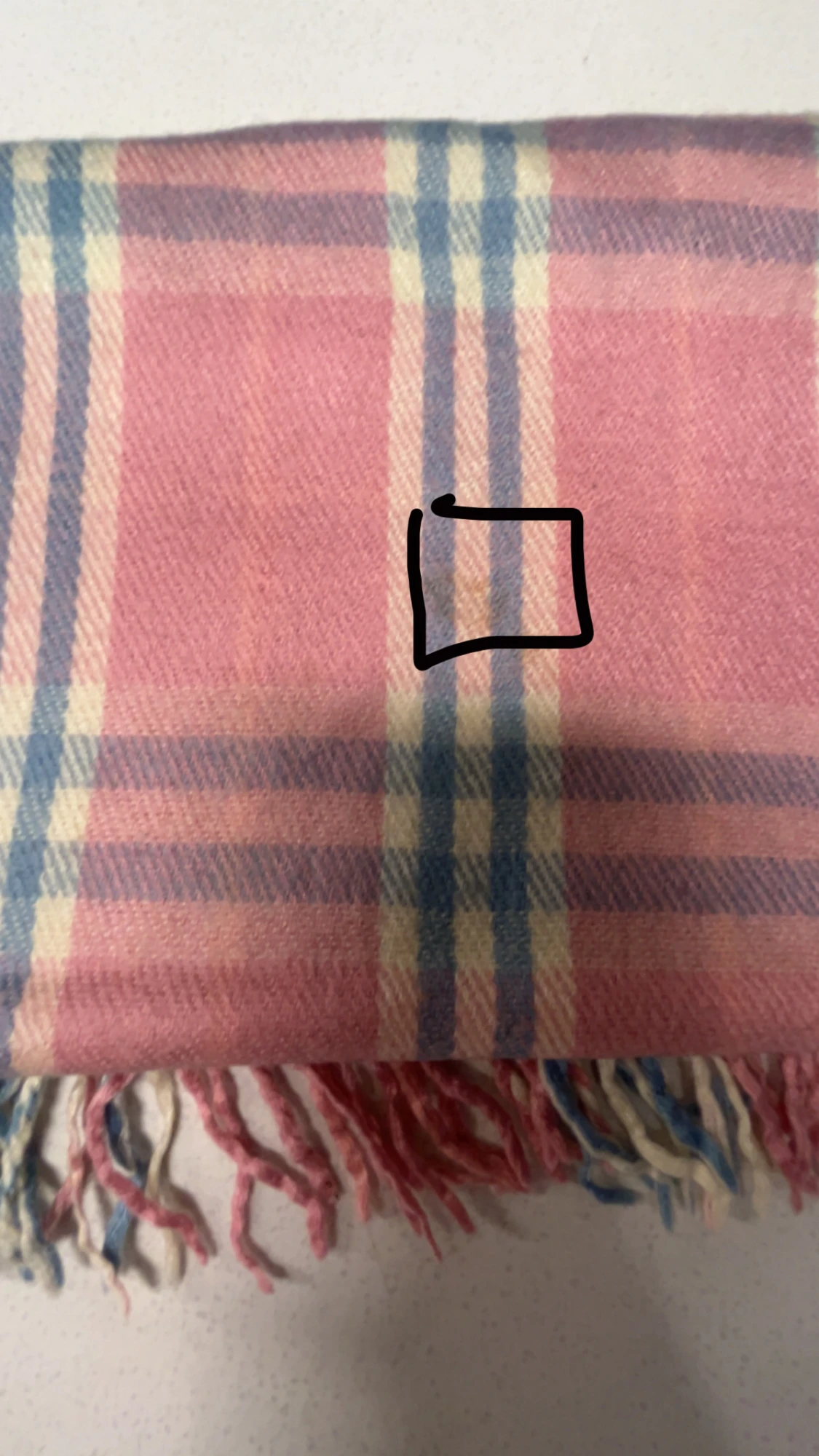 Rutig rosa halsduk från Burberrys - 2