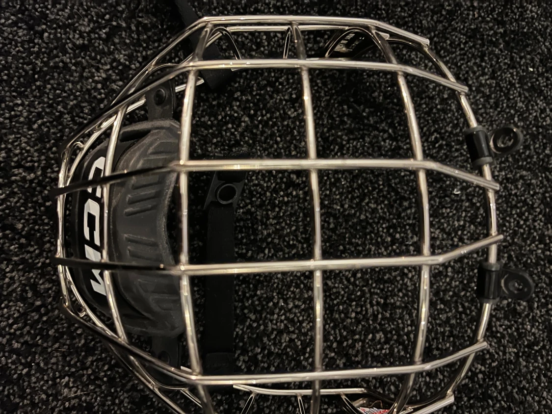 CCM hockeygaller i silver - 4