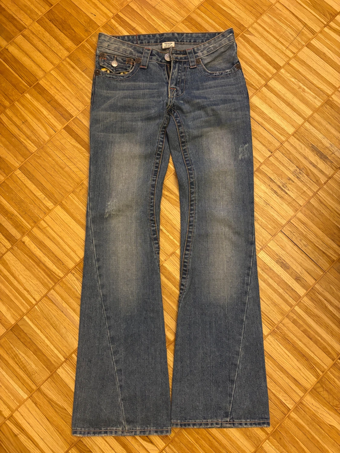 True Religion bootcut jeans blå, stl 26