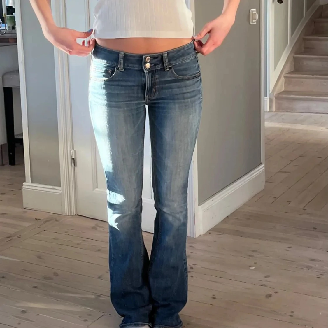 Lågmidjade jeans - 1