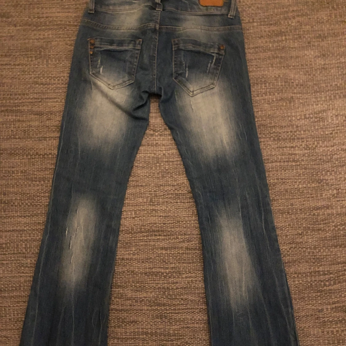 Blå bootcut jeans från Replay - 3