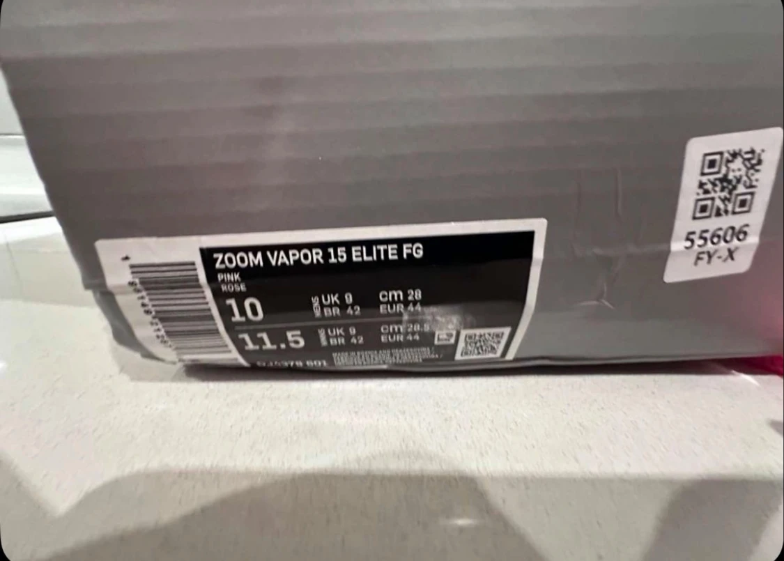 Nike Zoom Vapor 15 Elite FG rosa helt nya - 2