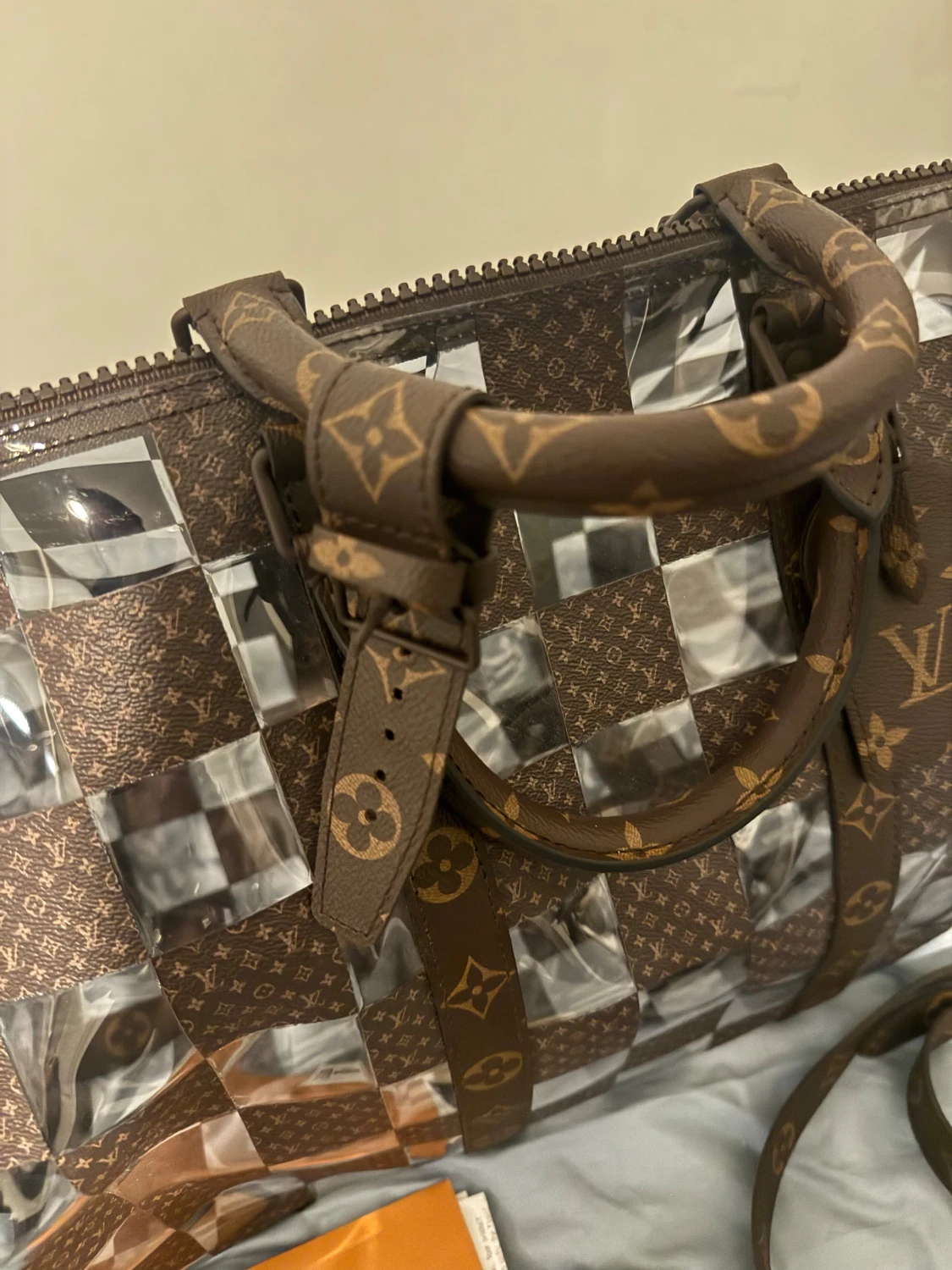 Louis Vuitton Keepall 50 Chess resväska - 1