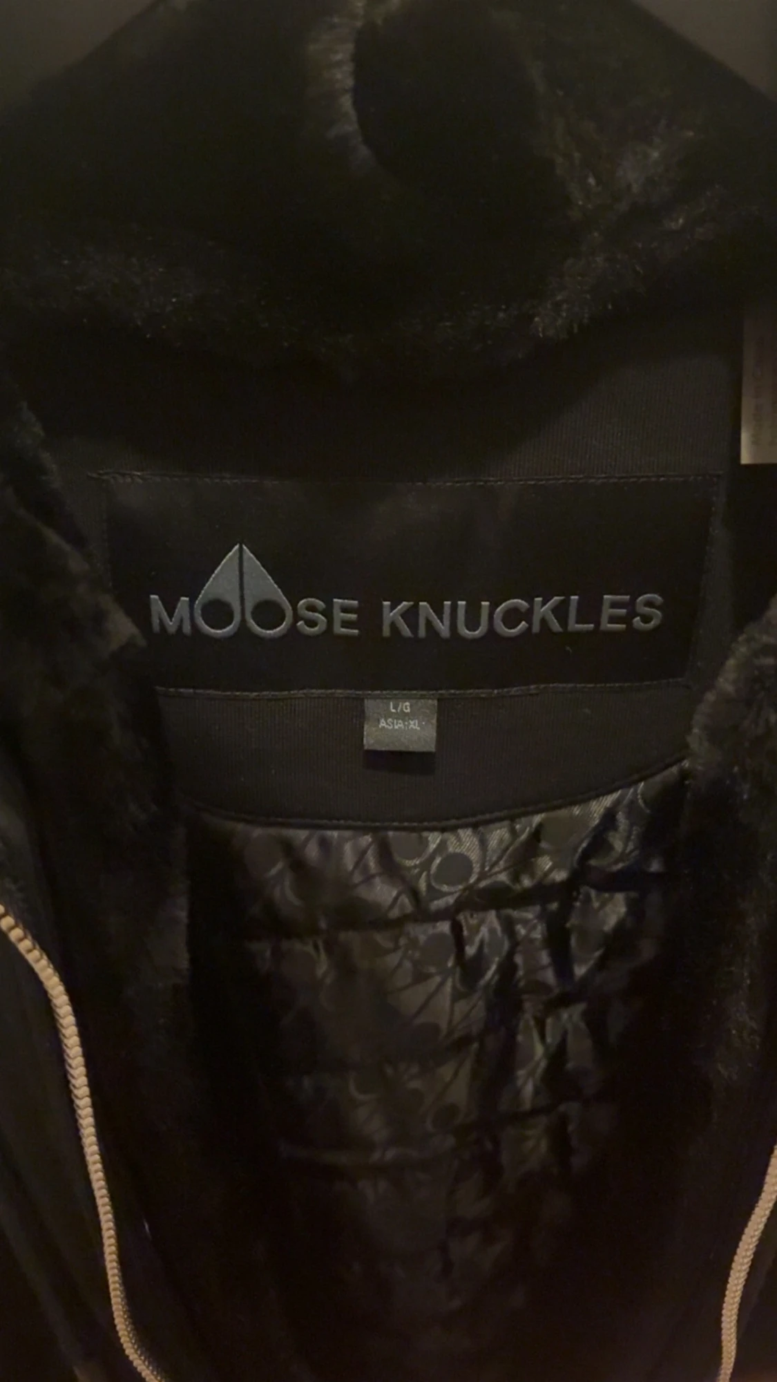 Svart teddyjacka Moose Knuckles L - 3