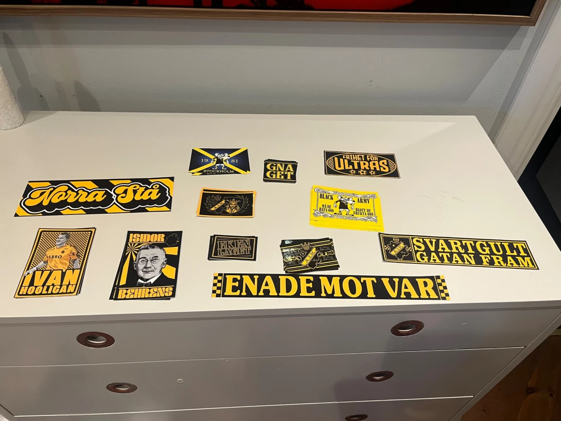 Norra Stå - AIK supporterklistermärken - 1