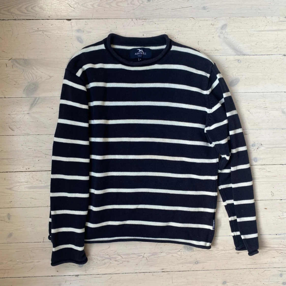 Randig stickad tröja - 2