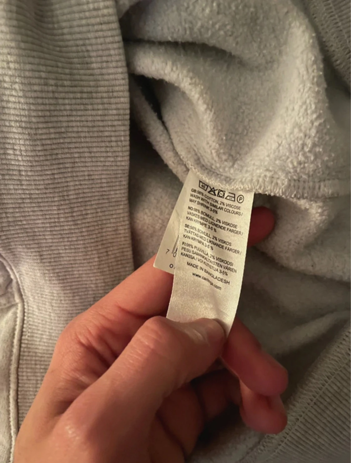 Grå hoodie från Vailent  - 5