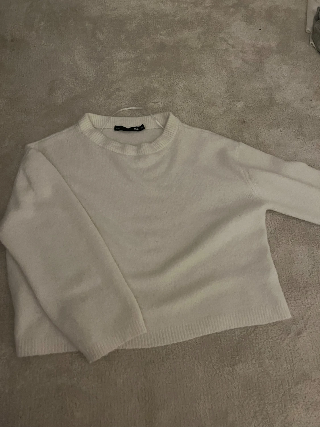 Vit stickad tröja från 157 XS