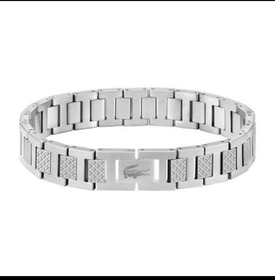 Silvrigt armband från Lacoste