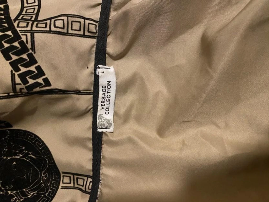 Beige Versace vindjacka  - 4