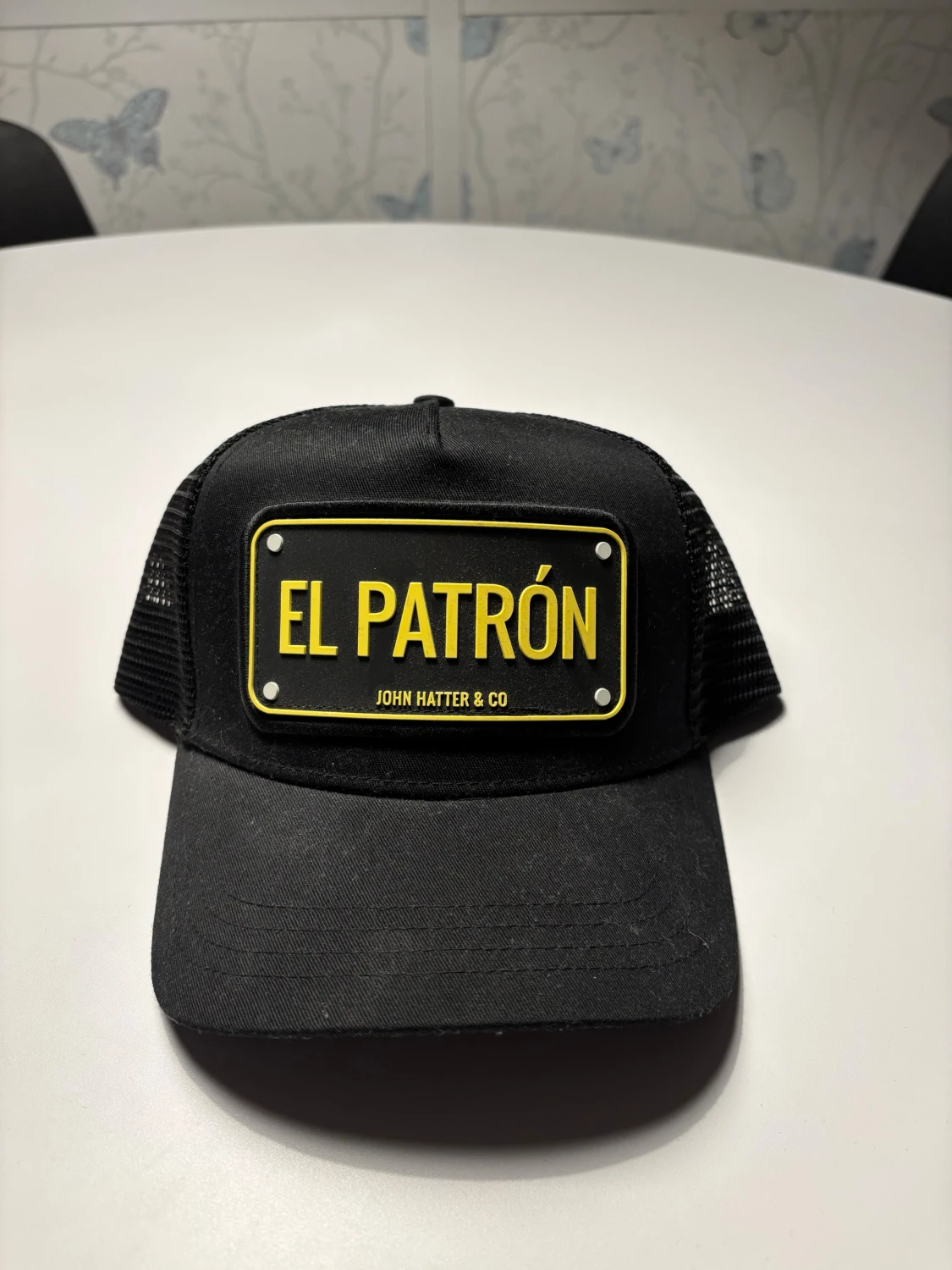Svart truckerkeps El Patrón John Hatter