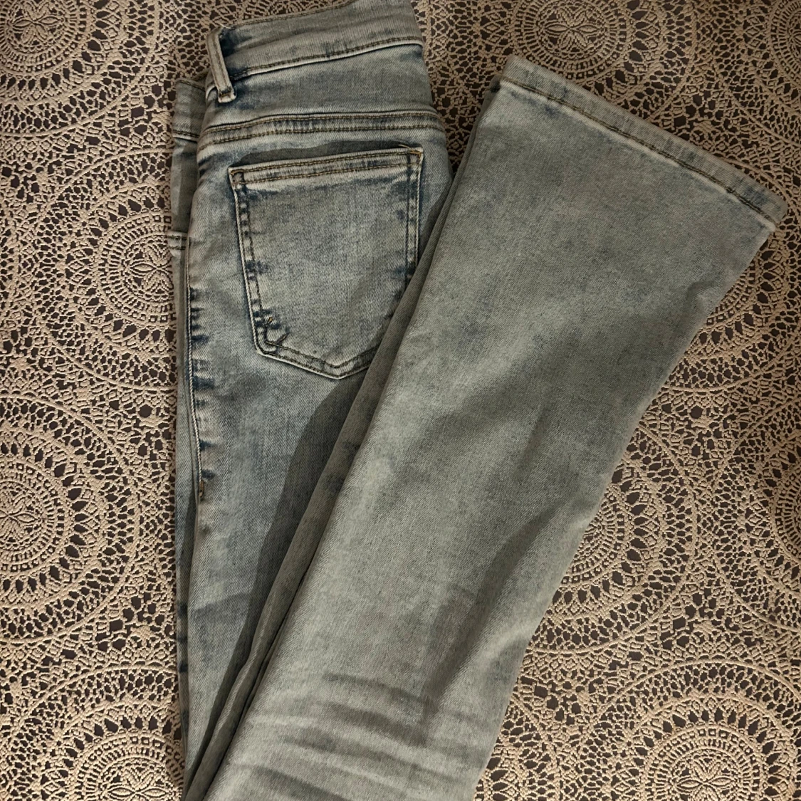 Bootcut blå jeans🧵🩵 - 2