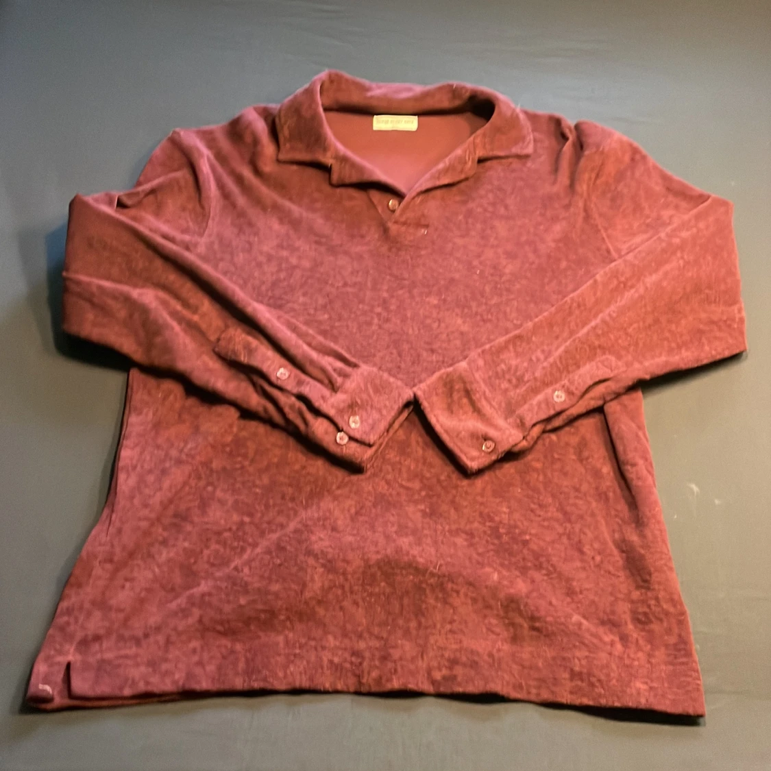 Vinröd pikétröja från These Glory Days - 3