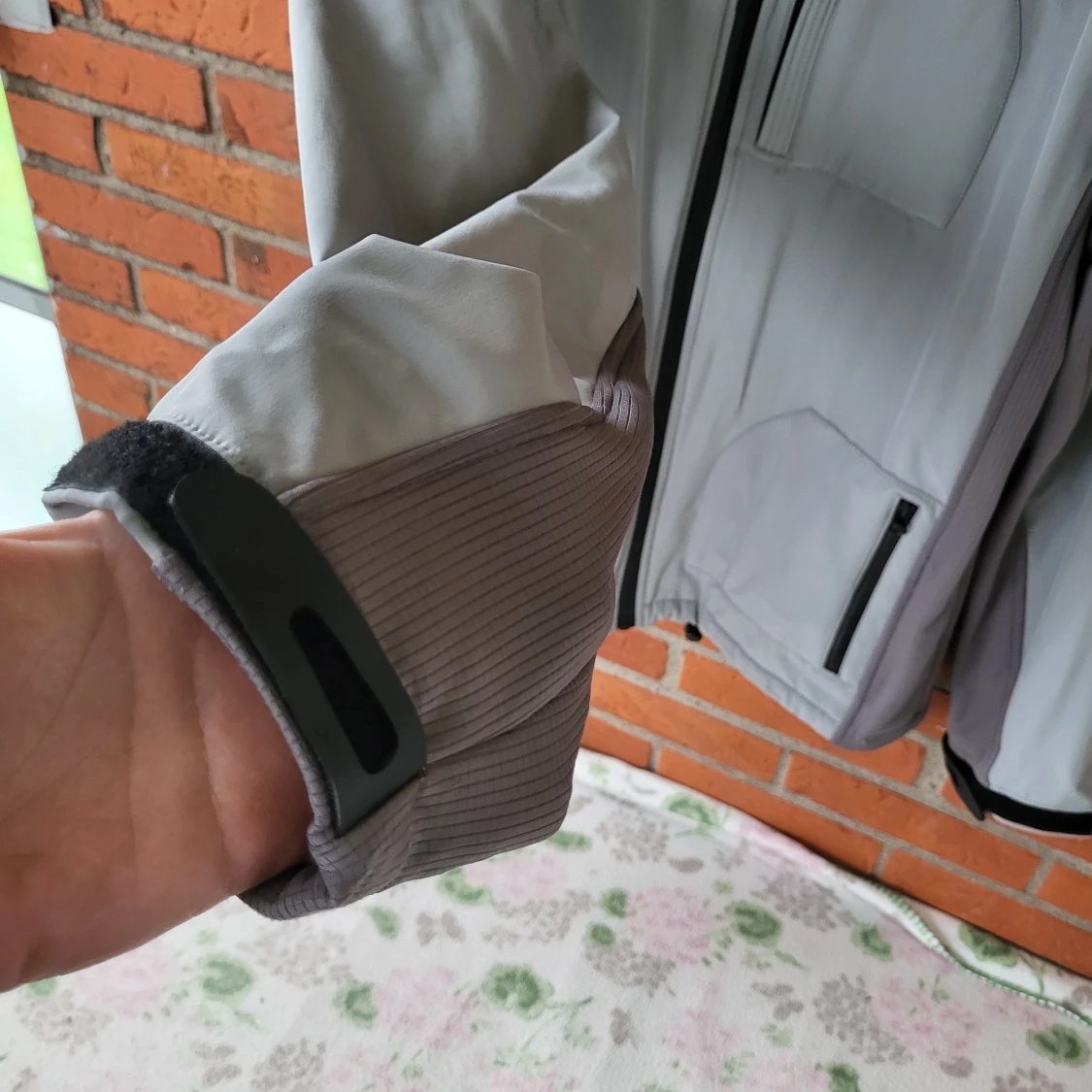 Mintgörn och grå vindjacka från Batistini L - 4