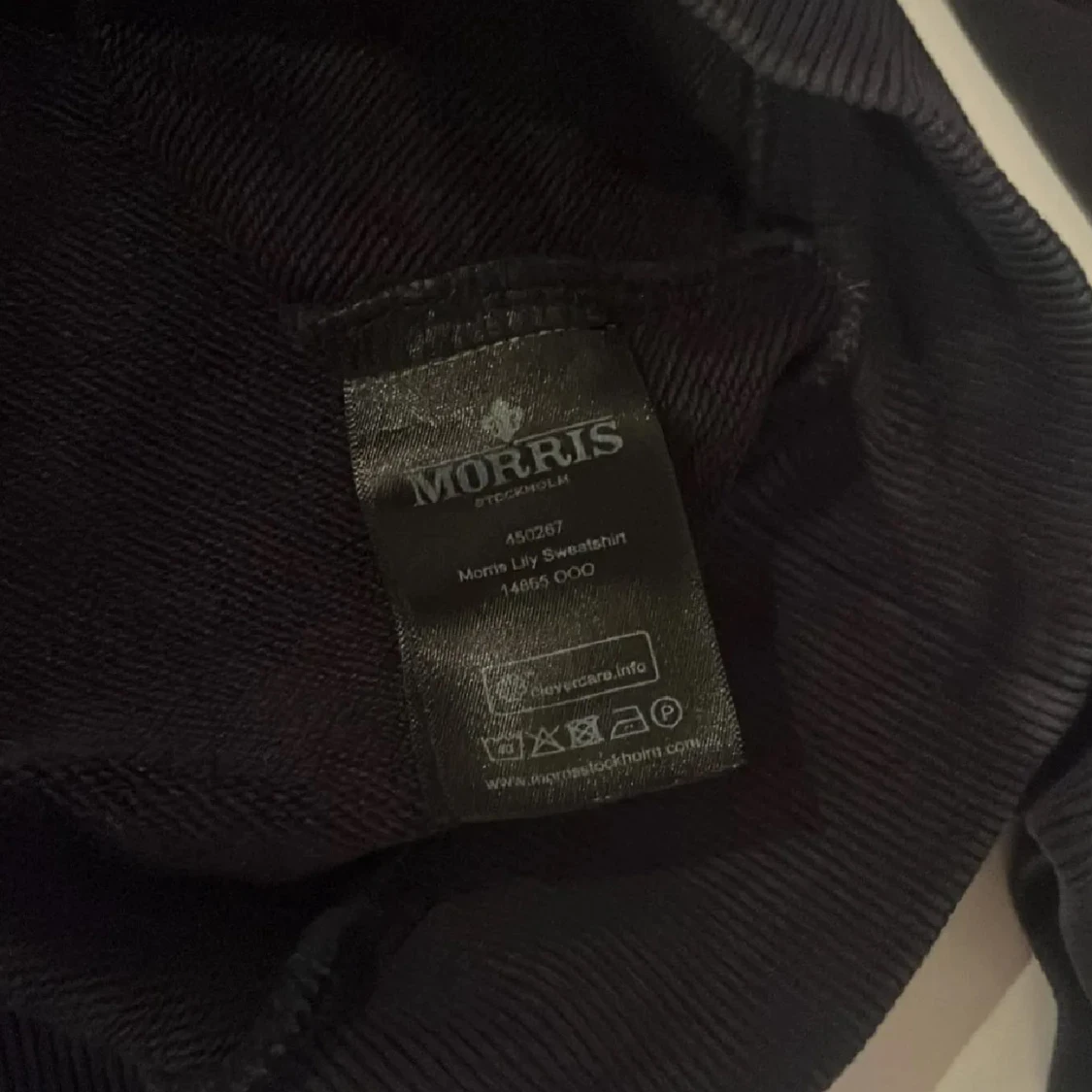 Marinblå Morris sweatshirt - 3