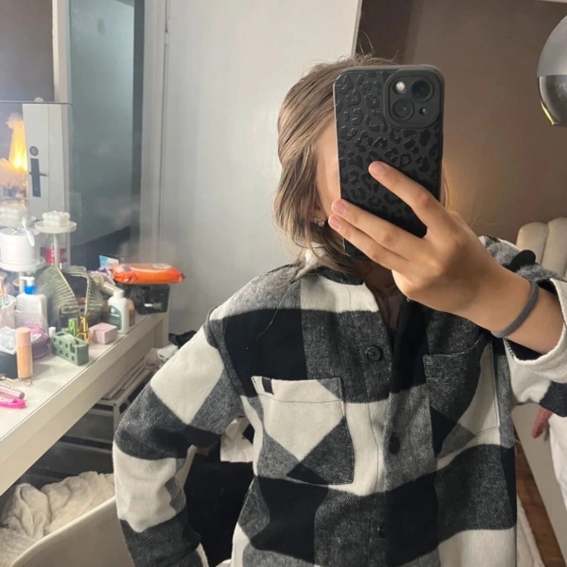 Rutig mys-shacket - 1