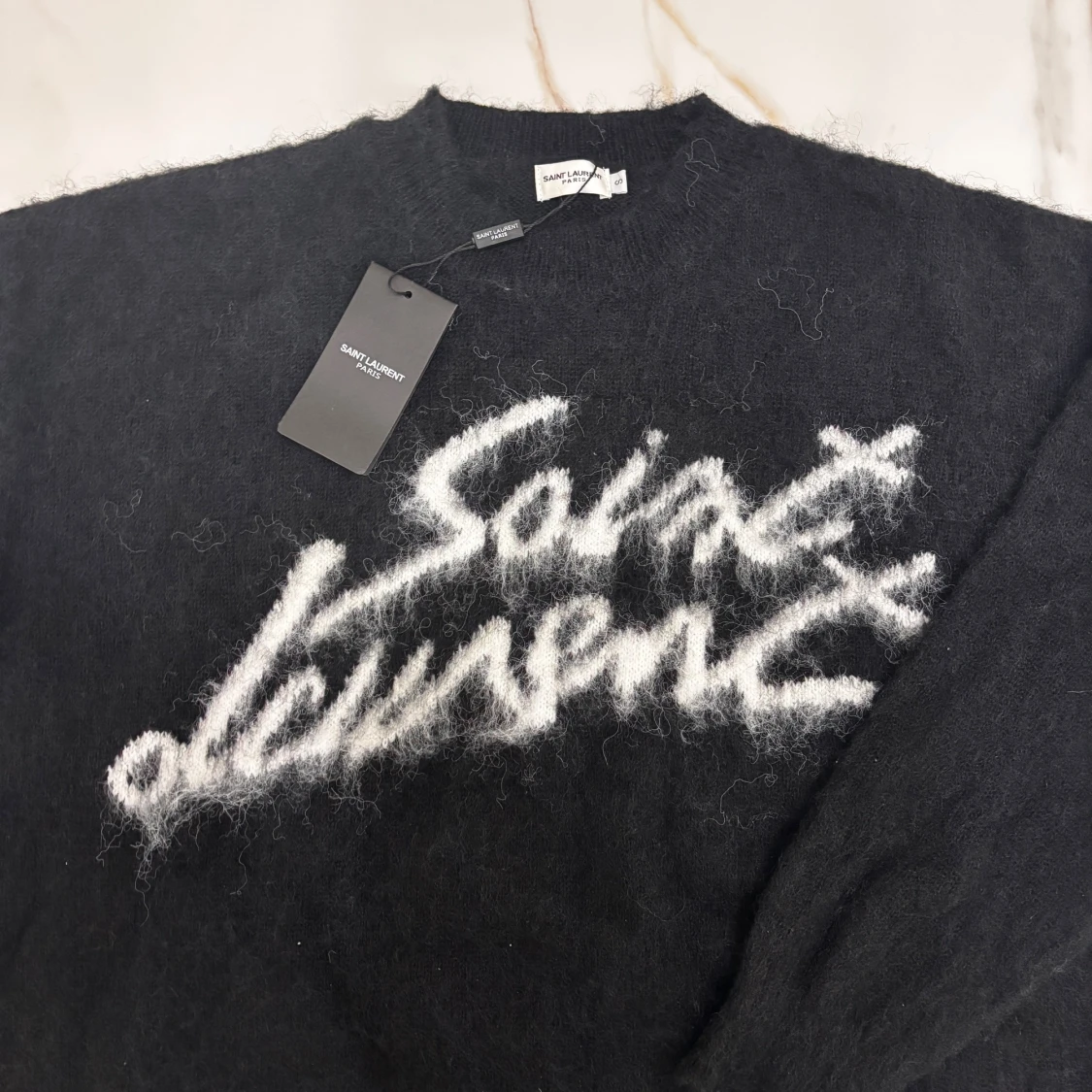 Saint Laurent stickad tröja - 1