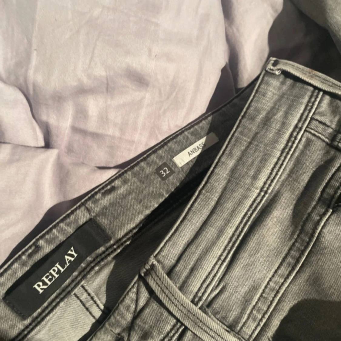 Replay Anbass grå jeans slim fit - 3