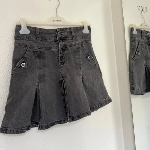 Jeanskjol - Jeanskjol med volanger🩶