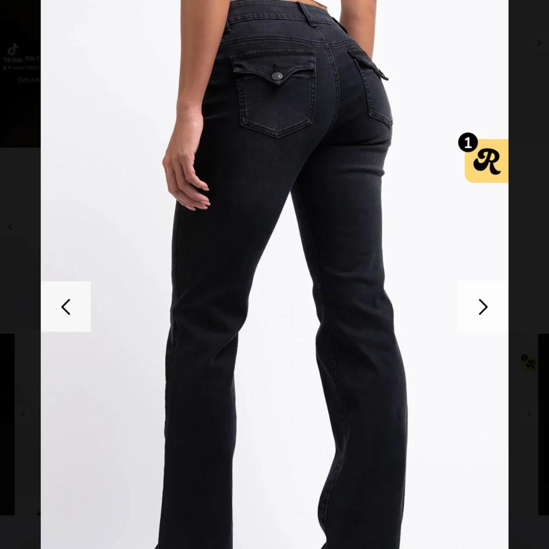 Claire 01Low Bootcut Jeans - Black - 2