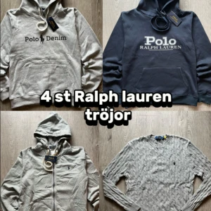 4st Ralph lauren tröja/hoodies - 800kr st eller alla för 2700kr alla är i storlek M. Skriv kring intresse och frågor