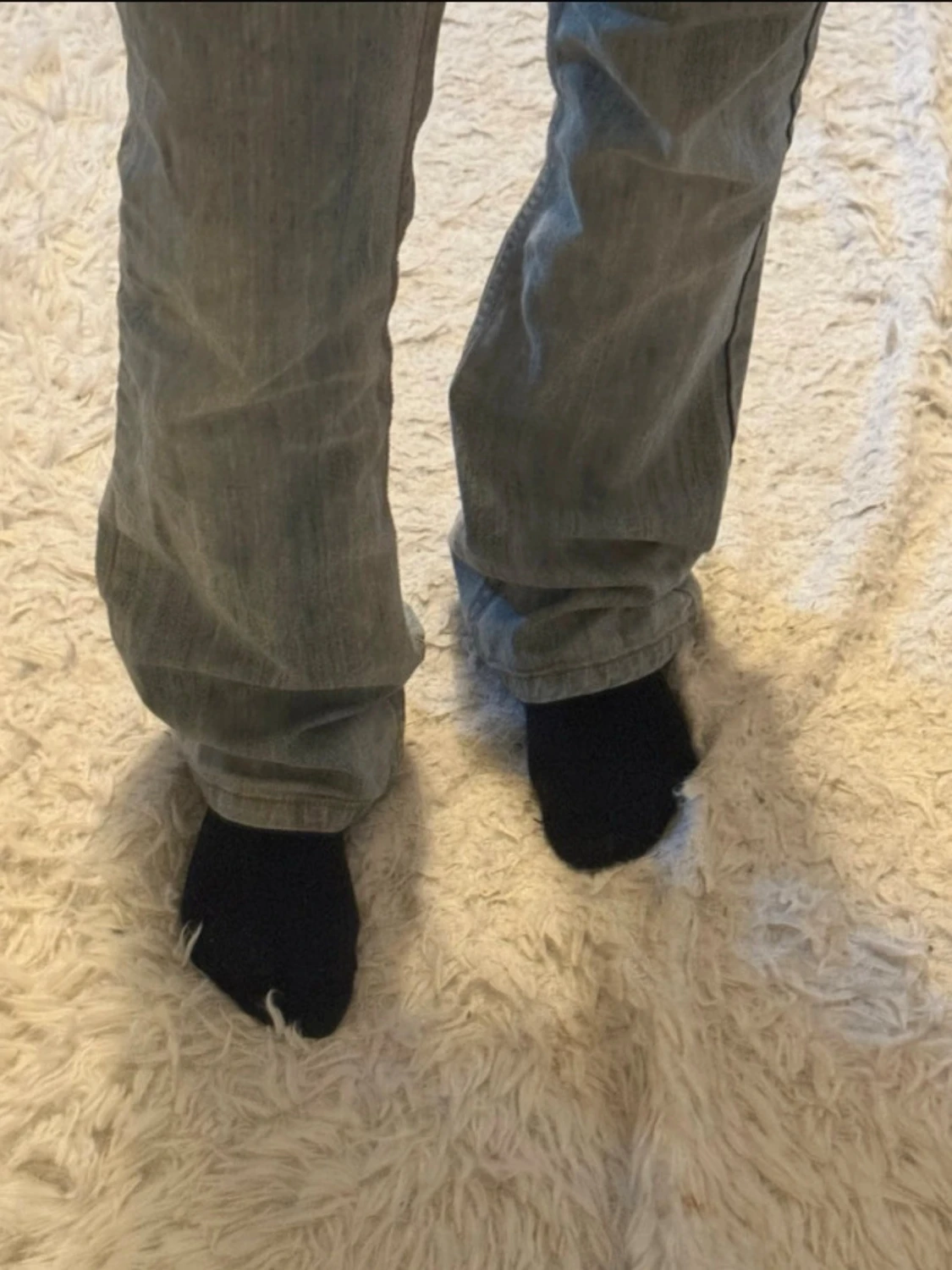 Lågmidjade ljusblå vintage jeans 🩵 - 3