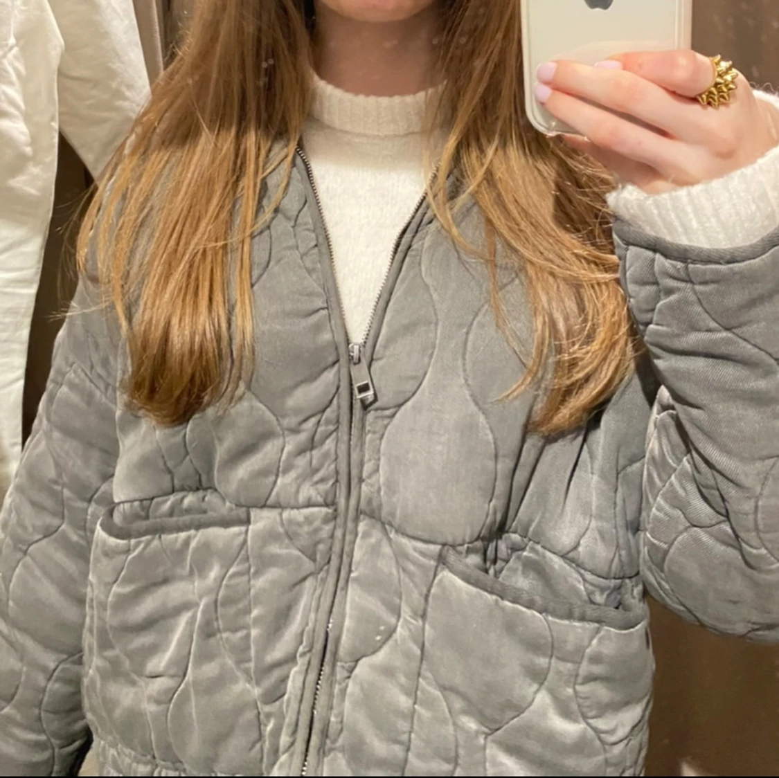 Zara quiltad jacka - 1