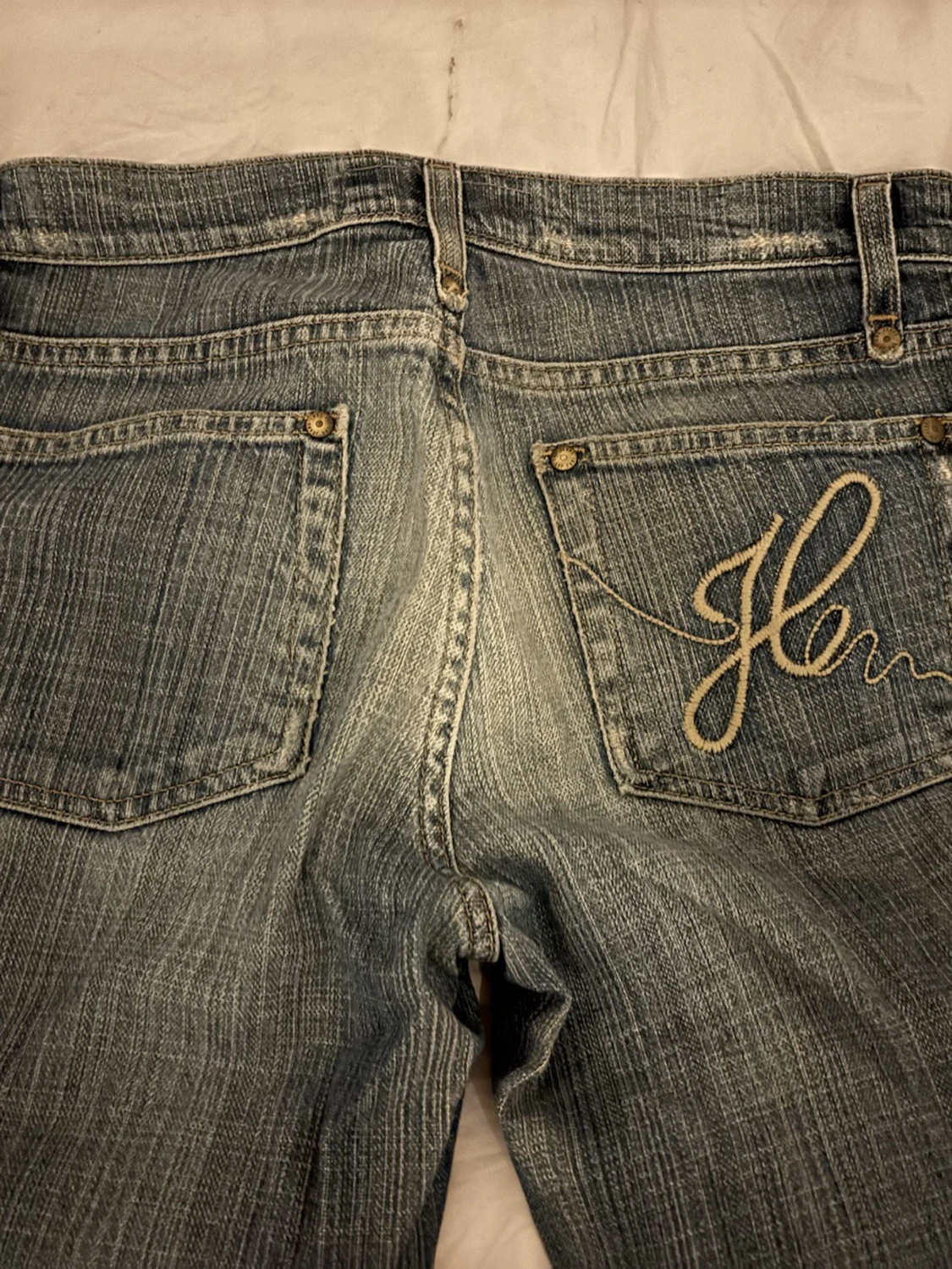 Blå bootcut jeans från Jetlag - 2