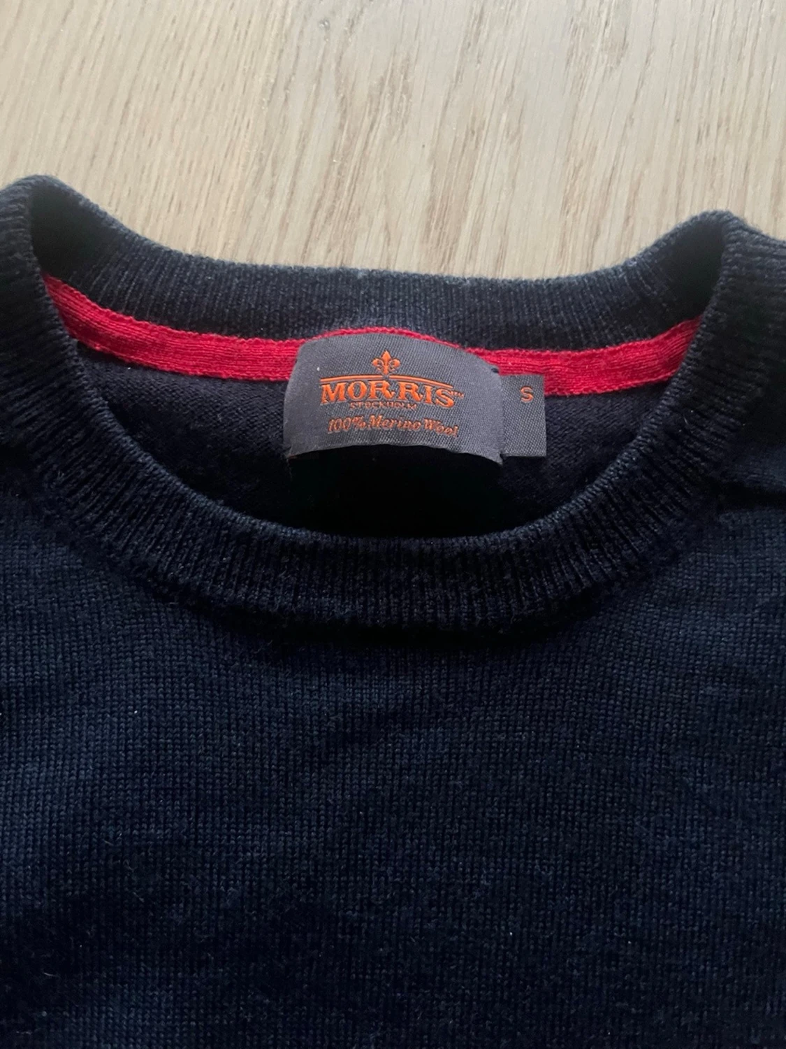 Mörkblå merinoullströja från Morris - 1