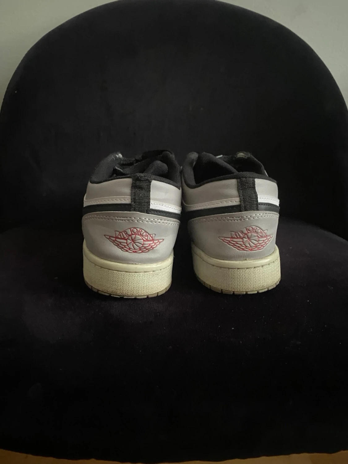 Nike Air Jordan 1 Low grå/svarta - 2