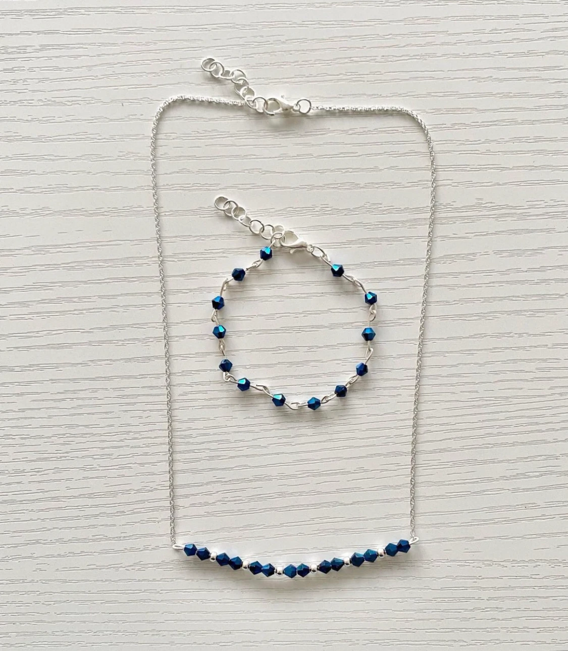 ~ Pärlat Kedjearmband ~